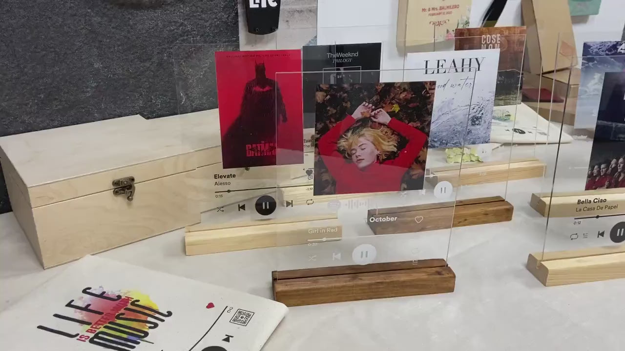 Customized Spotify Plaque