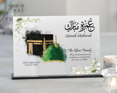 Umrah Mubarak acrylic plaques